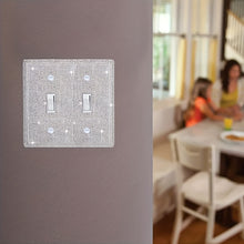 Load image into Gallery viewer, Rhinestone Switch Cover (silver)
