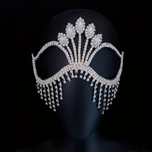Load image into Gallery viewer, Rhinestone Tassel Facemask
