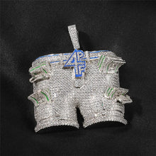 Cargar imagen en el visor de la galería, Bling &quot;Money Pants&quot; Pendant Necklace
