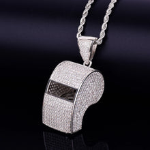 Load image into Gallery viewer, Bling Whistle Pendant Necklace
