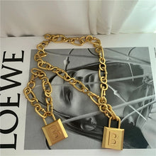 Load image into Gallery viewer, Letter Lock Pendant Necklace/Bracelet
