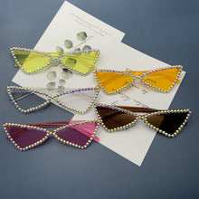 Cargar imagen en el visor de la galería, Cat Eye Rimless Triangle Eyewear
