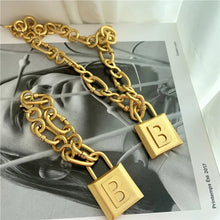 Load image into Gallery viewer, Letter Lock Pendant Necklace/Bracelet
