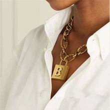 Load image into Gallery viewer, Letter Lock Pendant Necklace/Bracelet
