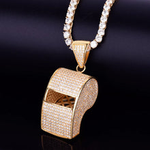 Load image into Gallery viewer, Bling Whistle Pendant Necklace
