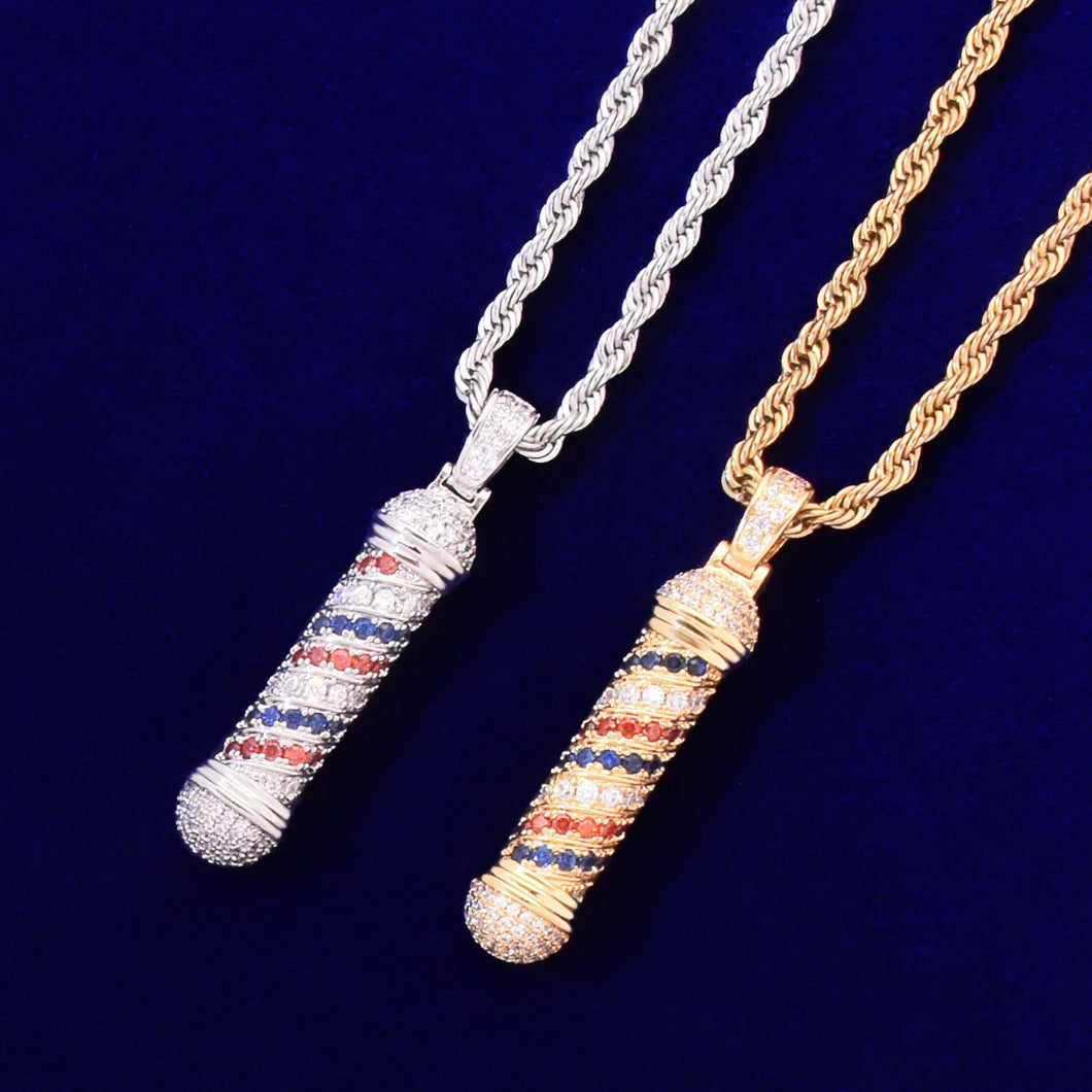 Cylinder Pendant Necklace