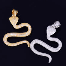 Load image into Gallery viewer, Bling Snake Pendant Necklace
