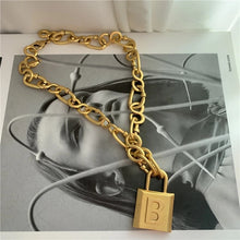 Load image into Gallery viewer, Letter Lock Pendant Necklace/Bracelet
