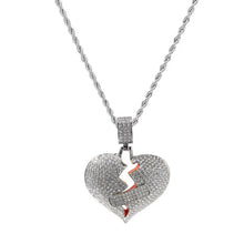 Load image into Gallery viewer, Bling Heart Band-Aid Pendant Necklace
