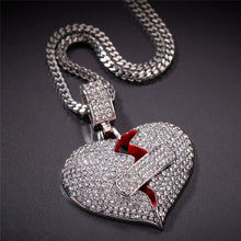 Load image into Gallery viewer, Bling Heart Band-Aid Pendant Necklace
