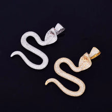 Cargar imagen en el visor de la galería, Bling Snake Pendant Necklace
