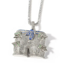 Cargar imagen en el visor de la galería, Bling &quot;Money Pants&quot; Pendant Necklace
