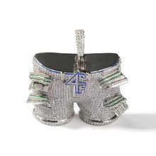 Cargar imagen en el visor de la galería, Bling &quot;Money Pants&quot; Pendant Necklace
