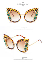 Load image into Gallery viewer, Cat Eye Oversized Luxury Shades
