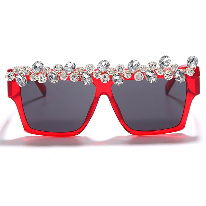 Oversized Square Diamond Sunglasses