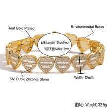 Load image into Gallery viewer, &quot;Iced Out&quot; 12mm Baguette Bracelet
