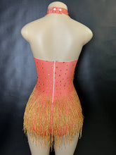 Cargar imagen en el visor de la galería, Rhinestones Fringed Bodysuit
