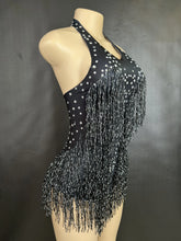 Cargar imagen en el visor de la galería, Rhinestones Fringed Bodysuit
