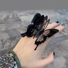 Cargar imagen en el visor de la galería, Black Butterfly Ring
