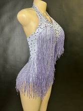 Cargar imagen en el visor de la galería, Rhinestones Fringed Bodysuit
