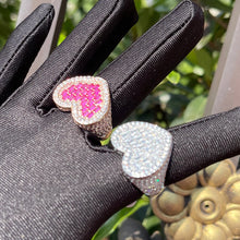 Load image into Gallery viewer, Bling Baguette Heart Ring
