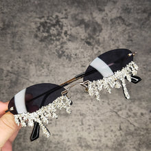 Load image into Gallery viewer, Small Rimless Bling Sunglasses
