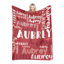 Load image into Gallery viewer, Super Soft Flannel Blanket (approx 7ftX5ft)(personalized)
