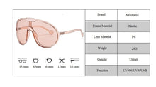 Load image into Gallery viewer, Oversized One Piece Sunglasses
