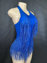 Cargar imagen en el visor de la galería, Rhinestones Fringed Bodysuit
