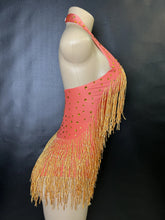 Cargar imagen en el visor de la galería, Rhinestones Fringed Bodysuit
