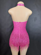 Cargar imagen en el visor de la galería, Rhinestones Fringed Bodysuit
