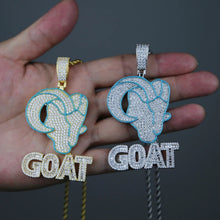 Load image into Gallery viewer, &quot;Iced out&quot; GOAT Pendant Necklace
