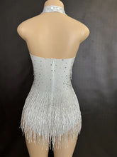 Cargar imagen en el visor de la galería, Rhinestones Fringed Bodysuit
