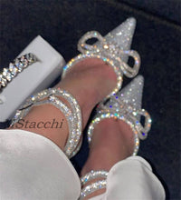 Load image into Gallery viewer, Glitter Rhinestone Pumps (Heels)
