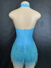 Cargar imagen en el visor de la galería, Rhinestones Fringed Bodysuit
