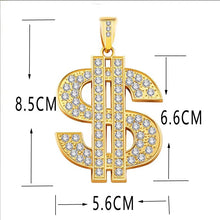 Cargar imagen en el visor de la galería, Bling Dollar Sign Necklace
