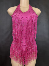 Cargar imagen en el visor de la galería, Rhinestones Fringed Bodysuit
