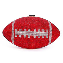Load image into Gallery viewer, Bling &quot;Football-Shaped&quot; Clutch
