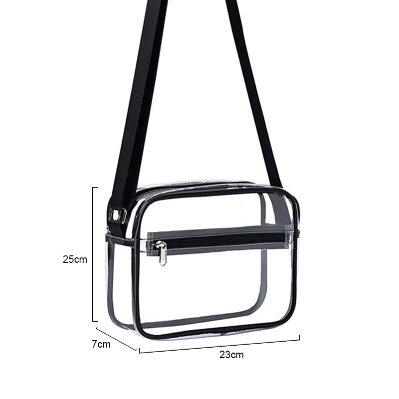 Clear Waterproof Zipper Purse/Small Bag
