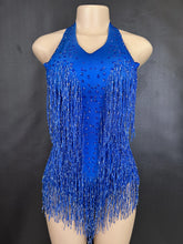 Cargar imagen en el visor de la galería, Rhinestones Fringed Bodysuit
