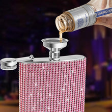Load image into Gallery viewer, &quot;Bling&quot; Flask w/funnel
