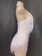 Cargar imagen en el visor de la galería, Rhinestones Fringed Bodysuit
