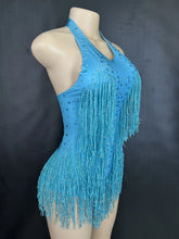 Cargar imagen en el visor de la galería, Rhinestones Fringed Bodysuit
