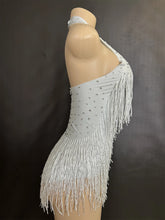 Cargar imagen en el visor de la galería, Rhinestones Fringed Bodysuit
