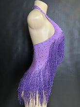 Cargar imagen en el visor de la galería, Rhinestones Fringed Bodysuit
