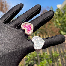 Load image into Gallery viewer, Bling Baguette Heart Ring
