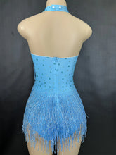 Cargar imagen en el visor de la galería, Rhinestones Fringed Bodysuit
