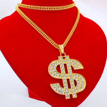 Cargar imagen en el visor de la galería, Bling Dollar Sign Necklace
