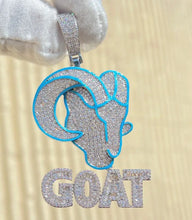 Load image into Gallery viewer, &quot;Iced out&quot; GOAT Pendant Necklace
