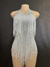 Cargar imagen en el visor de la galería, Rhinestones Fringed Bodysuit
